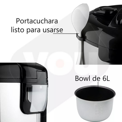 OFERTA ESPECIAL | OLLA ELÉCTRICA DIGITAL 12 EN 1  50% OFF